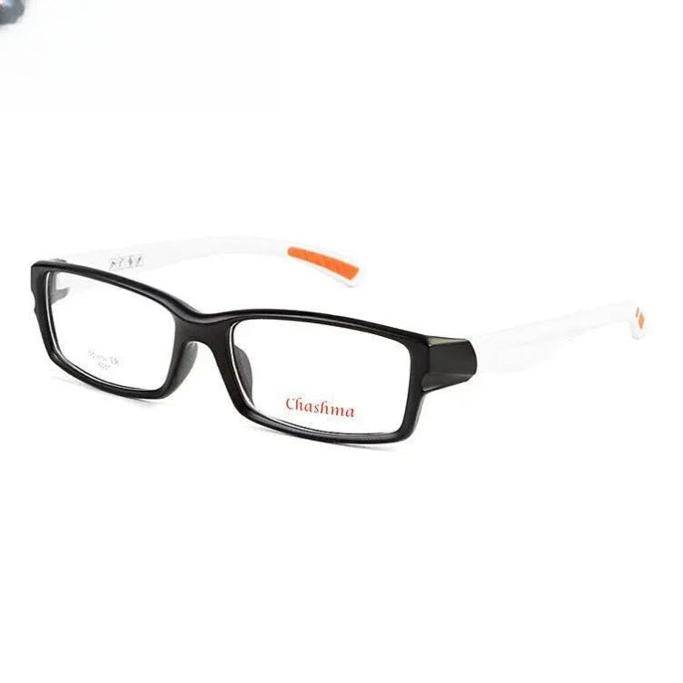 Men's Square Full Rim Titanium Sports Glasses 6051 — view 3 | Rx Spectacle