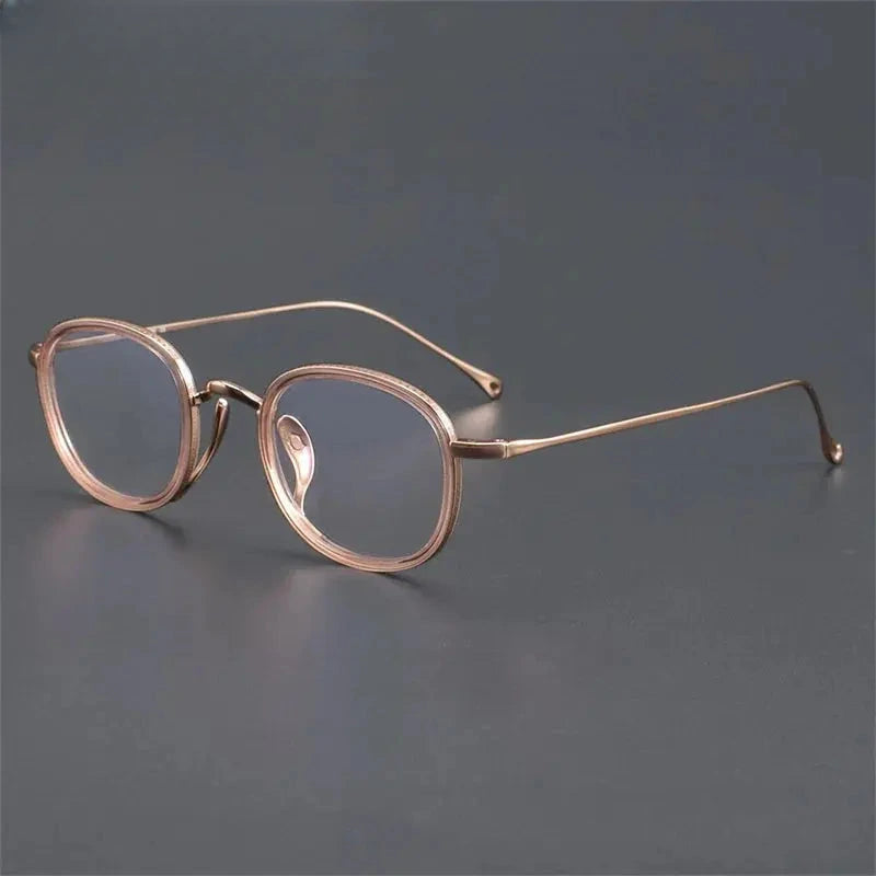 Women's Square Full Rim Titanium Prescription Glasses 73094 — view 6 | Rx Spectacle