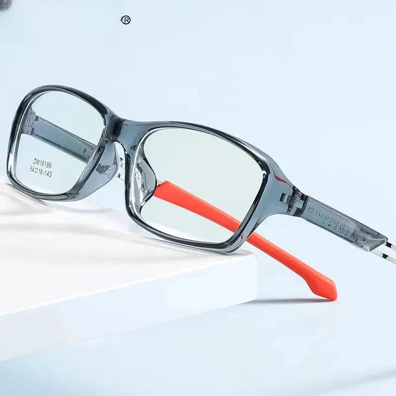 Women's Square Full Rim TR90 Reading Glasses 18186 — view 4 | Rx Spectacle