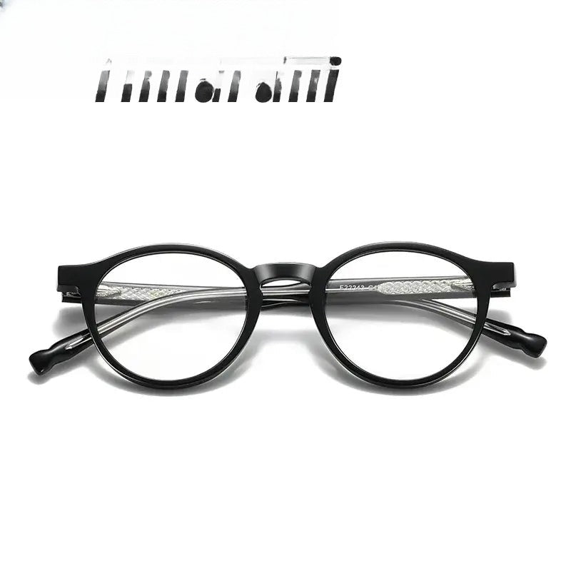 Women's Round Full Rim Acetate Prescription Glasses 622245 — view 1 | Rx Spectacle