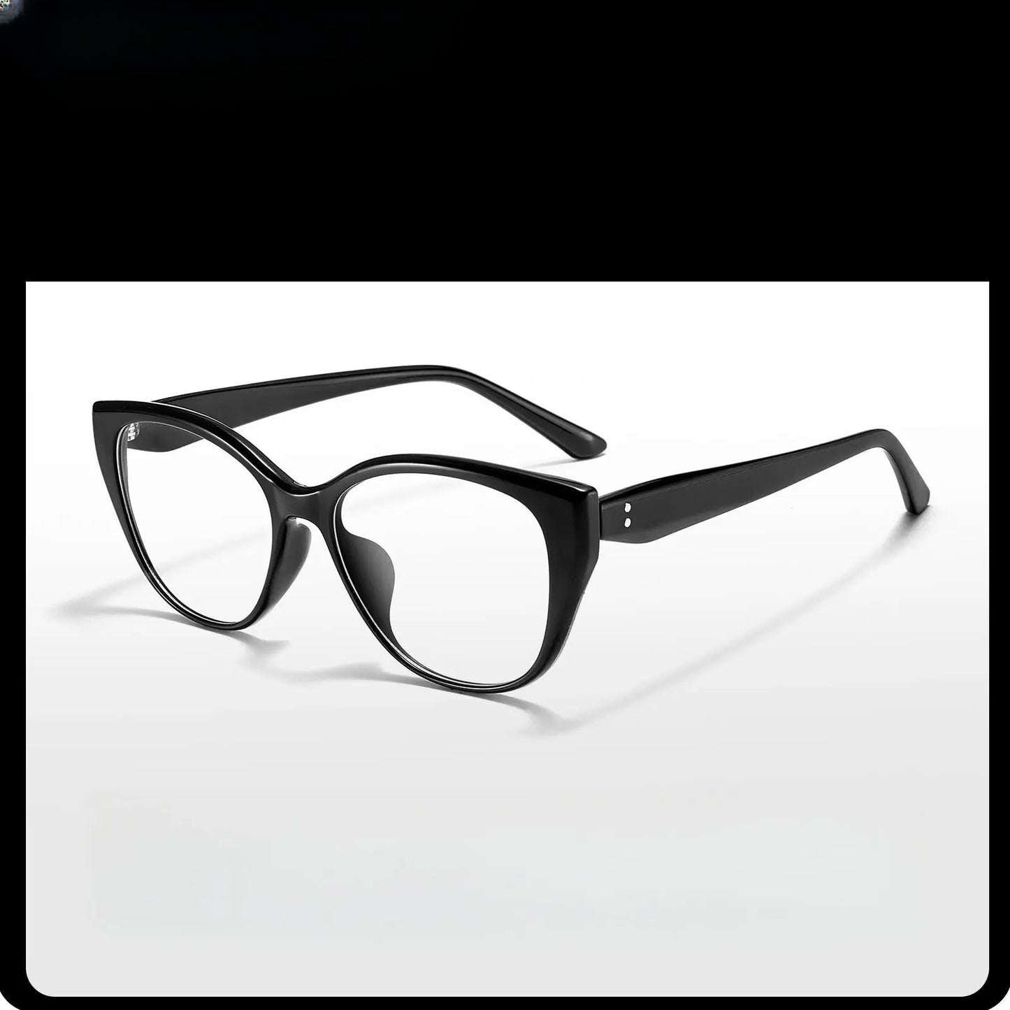 Women's Cat Eye Full Rim Titanium Prescription Glasses 81132 — view 1 | Rx Spectacle
