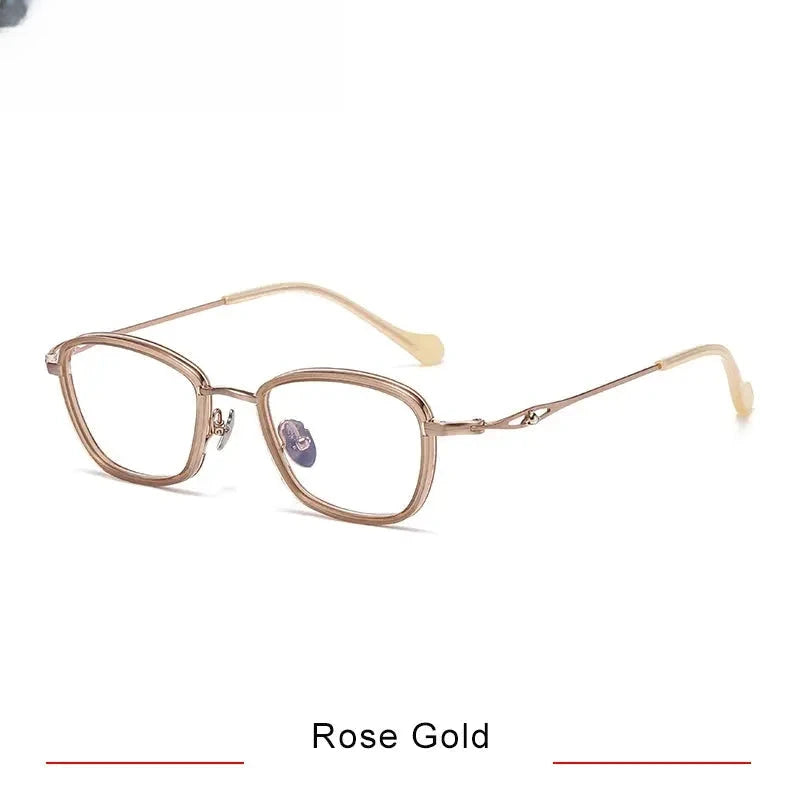 Unisex Oval Full Rim Titanium Prescription Glasses 316895 — view 6 | Rx Spectacle