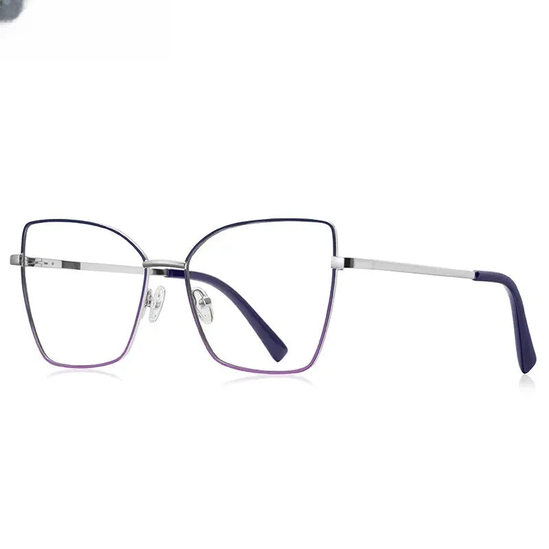 Unisex Butterfly Full Rim Titanium Reading Glasses 3086 — view 9 | Rx Spectacle