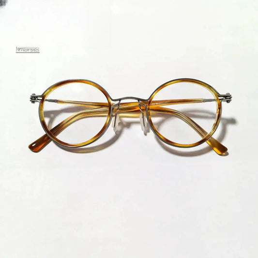 Unisex Oval Full Rim Titanium Prescription Glasses 61424 — view 1 | Rx Spectacle