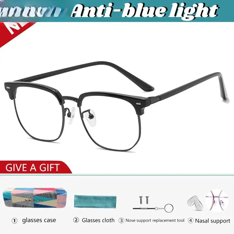 Unisex Square Full Rim TR90 Reading Glasses 49085 — view 8 | Rx Spectacle