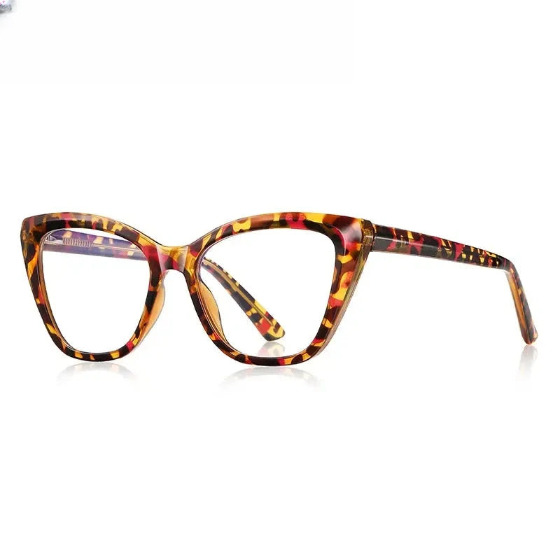 Women's Butterfly Full Rim Titanium Prescription Glasses 612148 — view 7 | Rx Spectacle