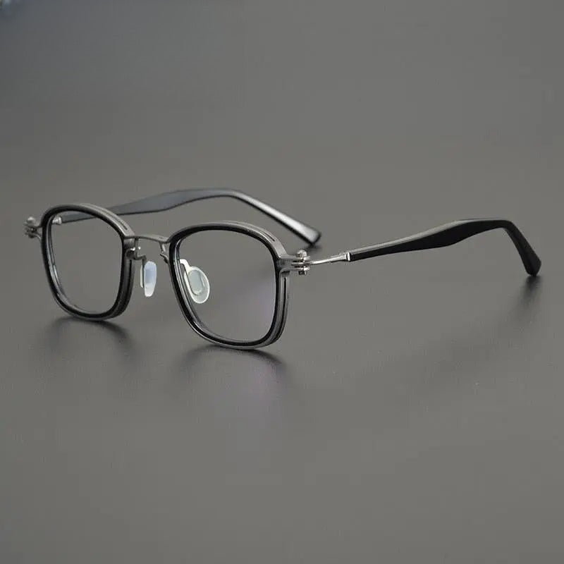Unisex Square Full Rim Acetate Prescription Glasses Gxyj698 — view 3 | Rx Spectacle