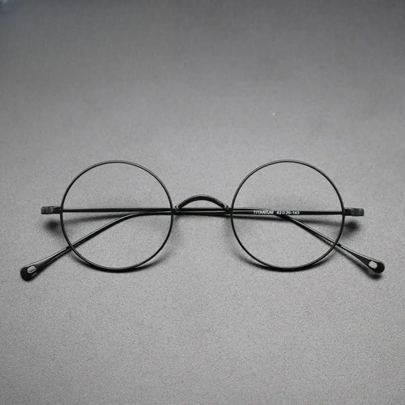 Unisex Round Full Rim Titanium Prescription Glasses Gxyj573 — view 1 | Rx Spectacle