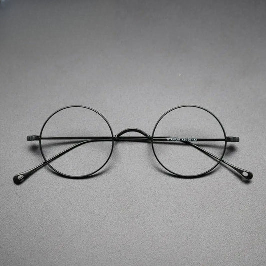 Unisex Round Full Rim Titanium Prescription Glasses Gxyj573 — view 1 | Rx Spectacle