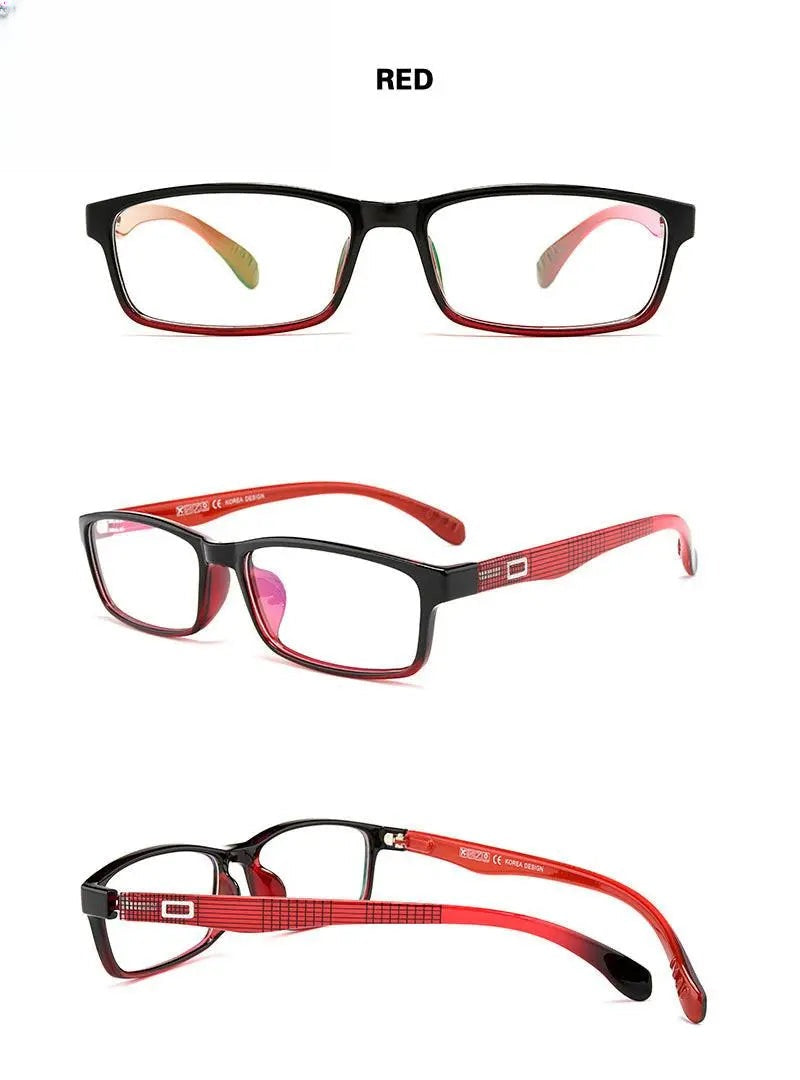 Men's Rectangular Full Rim Titanium Prescription Glasses 2300 — view 14 | Rx Spectacle