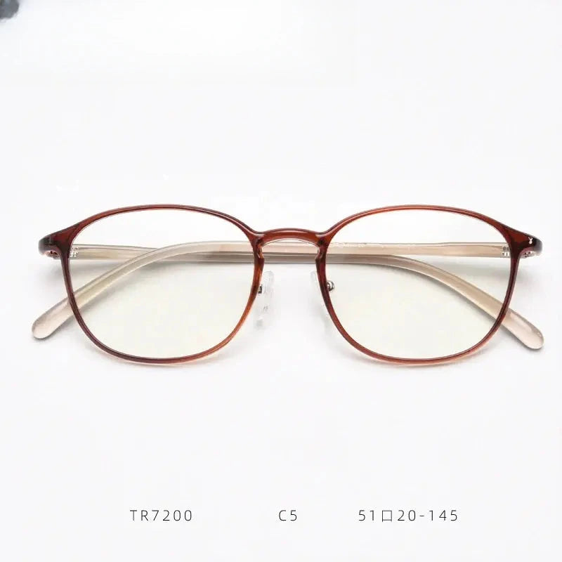 Women's Oval Full Rim Titanium Prescription Glasses 87200 — view 8 | Rx Spectacle