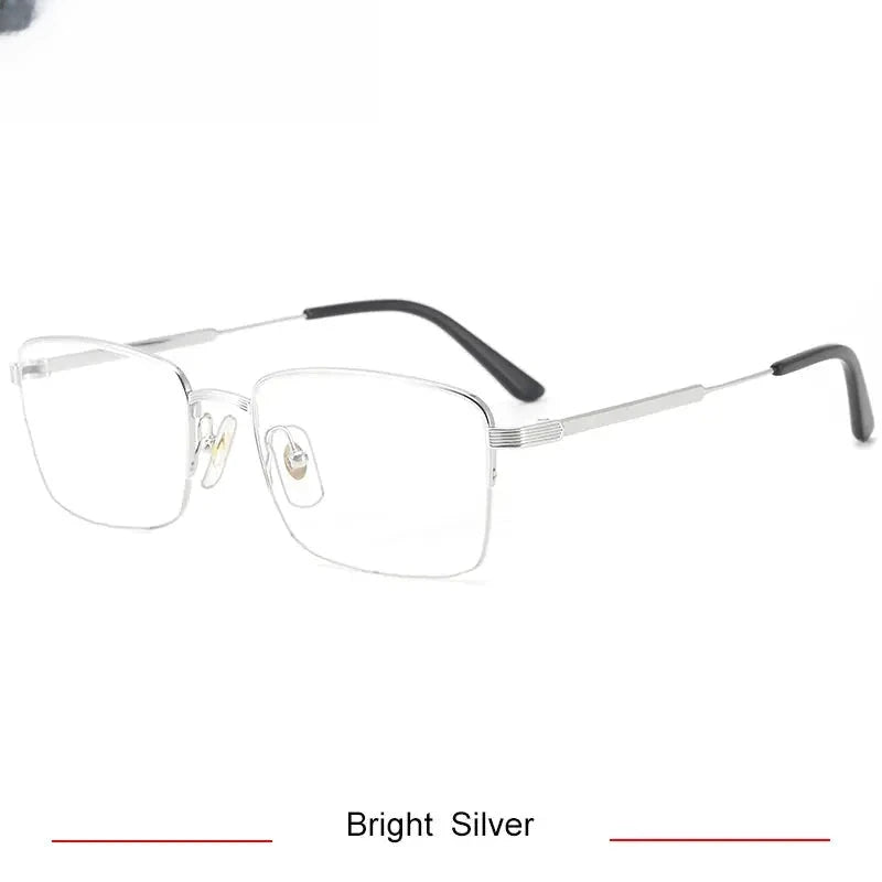 Women's Square Full Rim Titanium Prescription Glasses 303480 — view 4 | Rx Spectacle