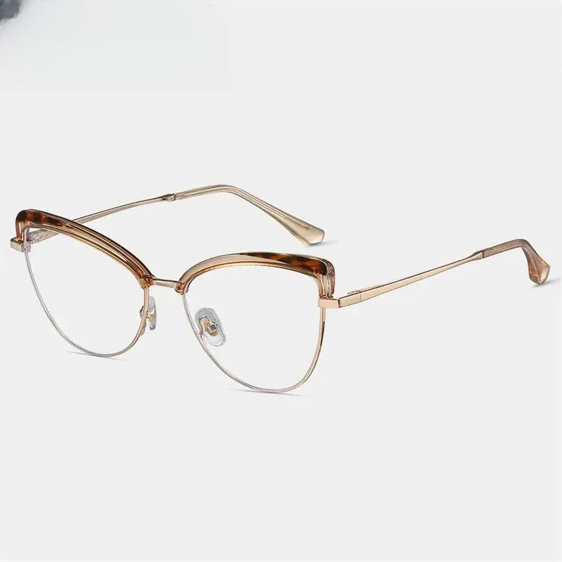 Women's Cat Eye Full Rim TR90 Prescription Glasses 687274 — view 8 | Rx Spectacle