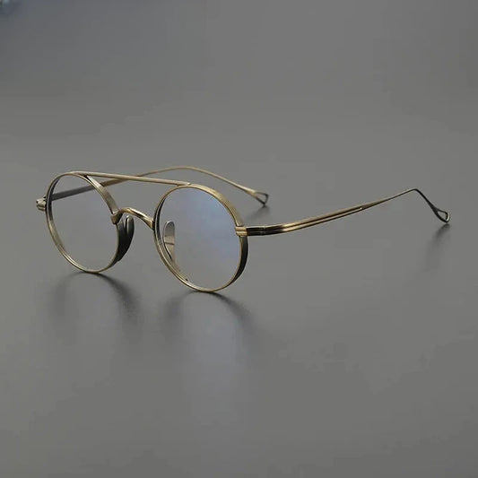Unisex Full Rim Titanium Double Bridge Prescription Glasses Gxyj1473 — view 1 | Rx Spectacle