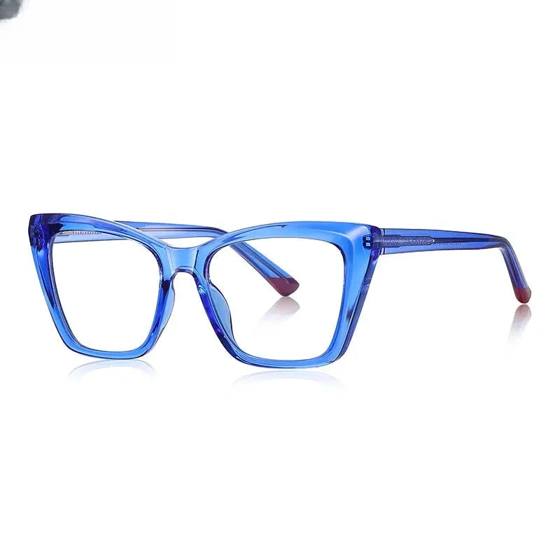 Women's Square Full Rim Titanium Reading Glasses 2150 — view 11 | Rx Spectacle