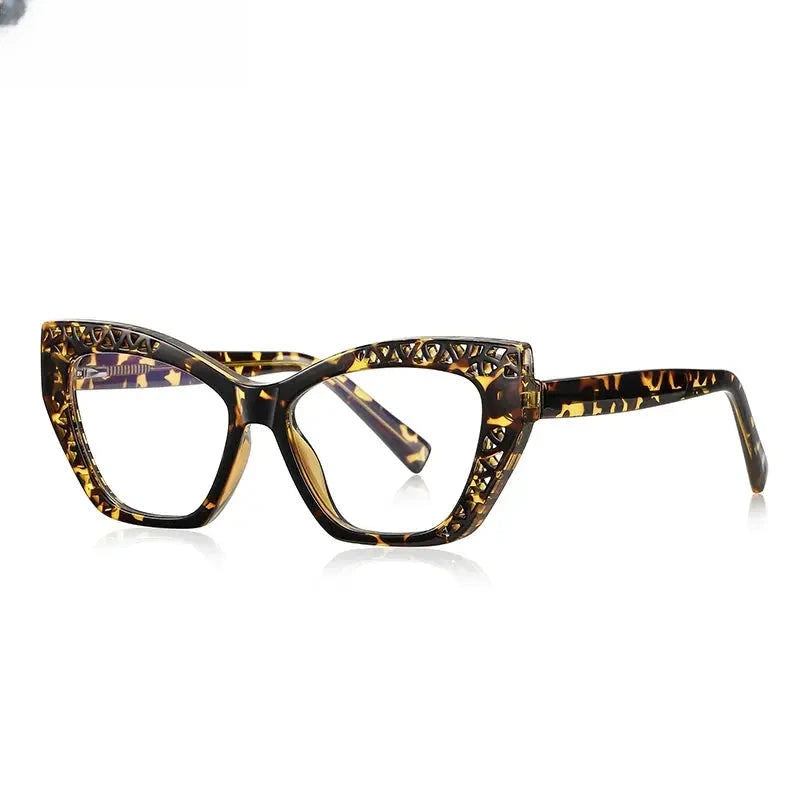 Women's Cat Eye Full Rim TR90 Reading Glasses 2182 — view 9 | Rx Spectacle