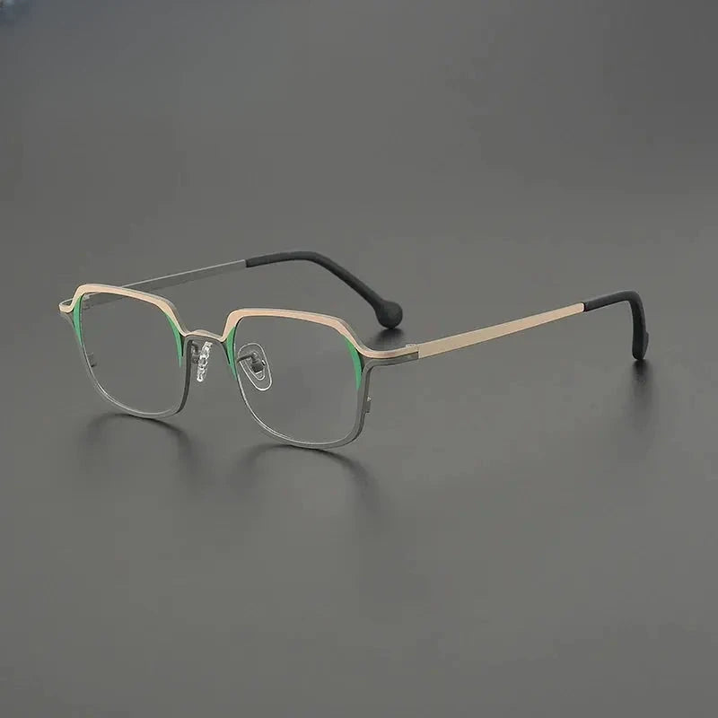 Women's Browline Full Rim Titanium Prescription Glasses G85857 — view 5 | Rx Spectacle