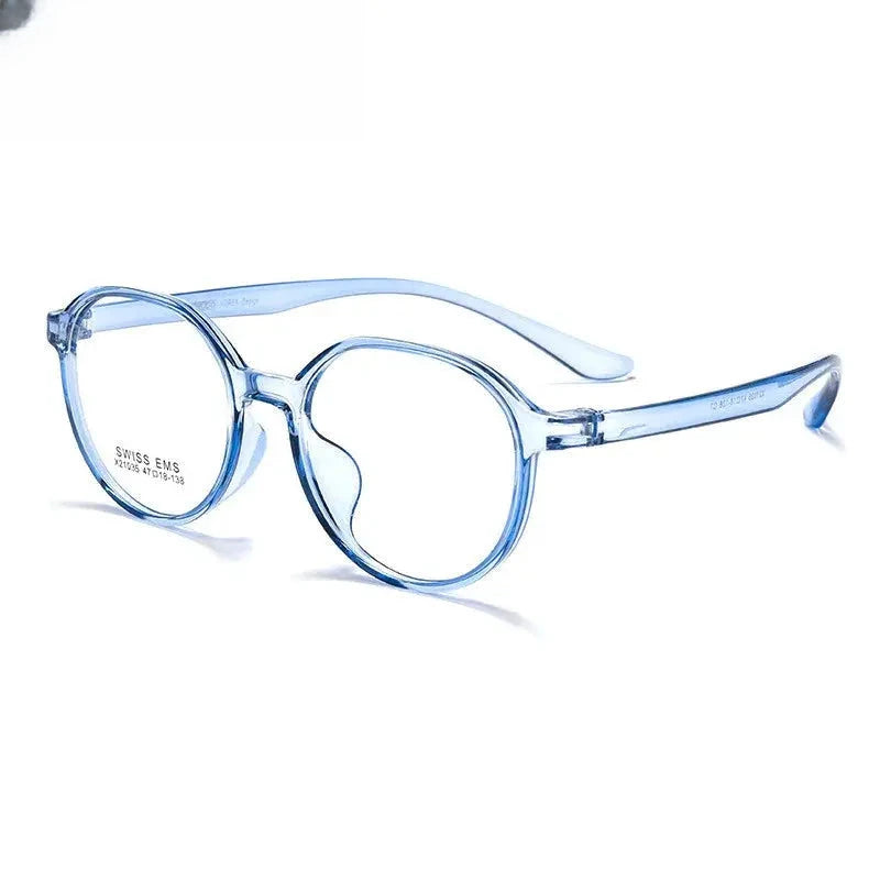 Unisex Round Full Rim Titanium Prescription Glasses 21035 — view 1 | Rx Spectacle