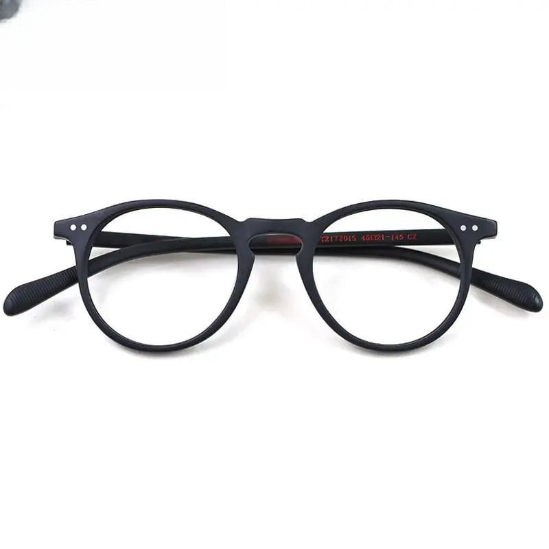 Men's Round Full Rim Acetate Prescription Glasses 2172015 — view 7 | Rx Spectacle
