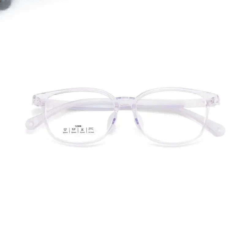 Unisex Square Full Rim Titanium Prescription Glasses 6520 — view 6 | Rx Spectacle