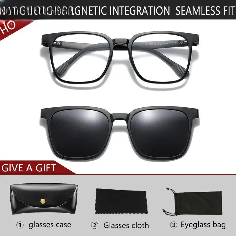 Unisex Square Full Rim Titanium Reading Glasses Tj2190 — view 8 | Rx Spectacle