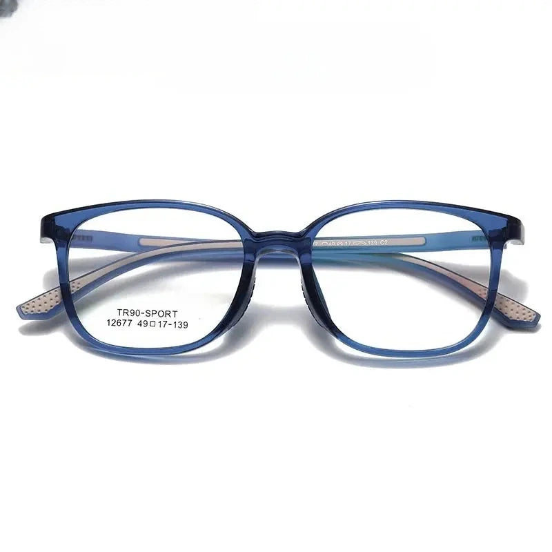Women's Square Full Rim TR90 Prescription Glasses 612677 — view 3 | Rx Spectacle
