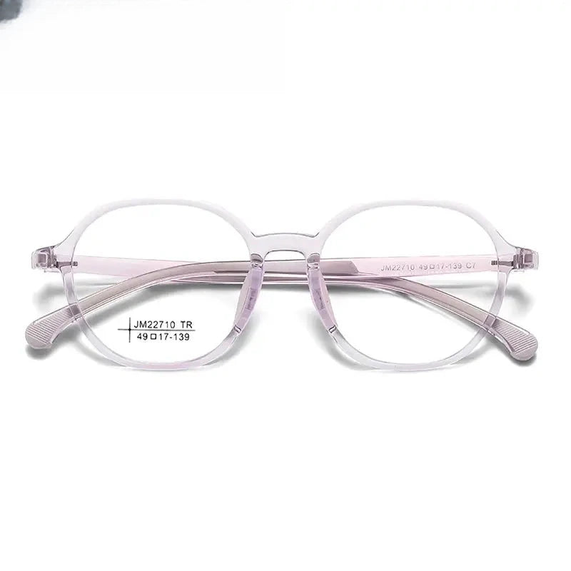 Women's Oval Full Rim TR90 Prescription Glasses 322710 — view 4 | Rx Spectacle