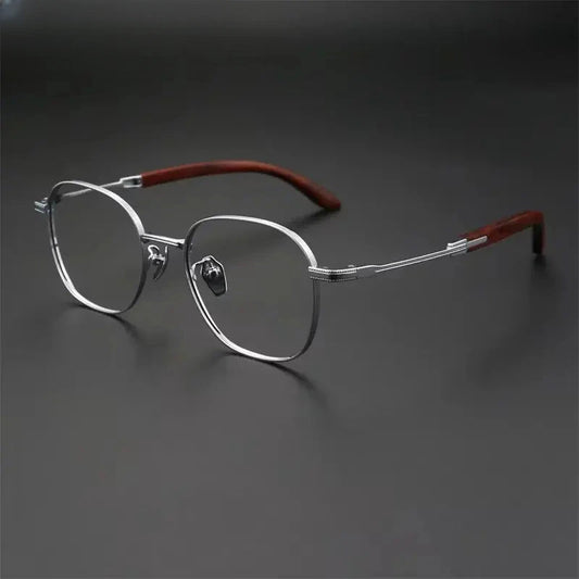 Unisex Square Full Rim Titanium Prescription Glasses 312330 — view 1 | Rx Spectacle