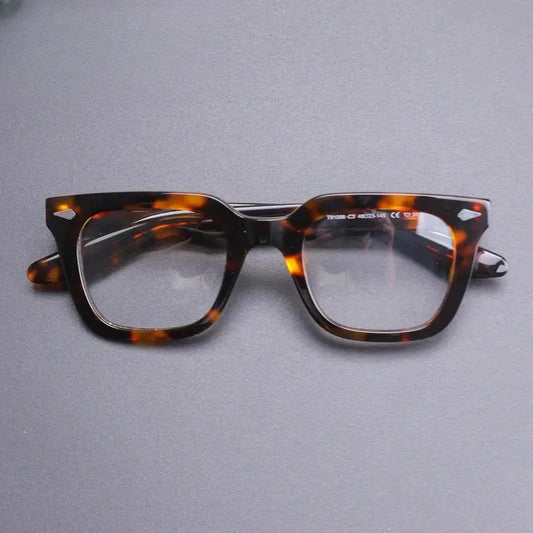 Unisex Browline Full Rim Acetate Prescription Glasses Gxyj1531 — view 1 | Rx Spectacle