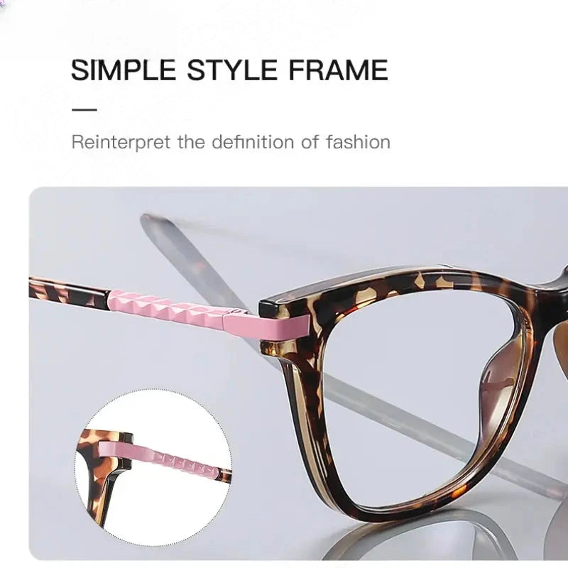 Women's Square Full Rim TR90 Reading Glasses 2108 — view 5 | Rx Spectacle