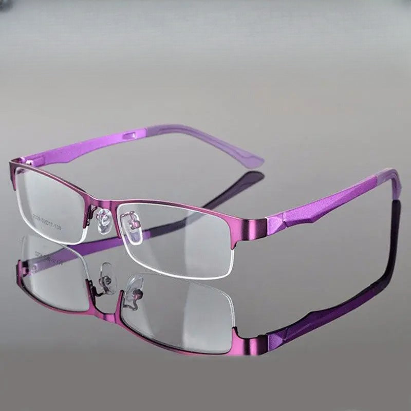 Women's Semi-Rimless Alloy Prescription Glasses 2329 — view 1 | Rx Spectacle