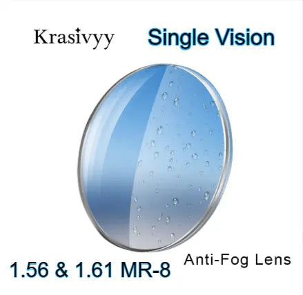 Single Vision Anti Fog Clear Lenses — view 1 | Rx Spectacle