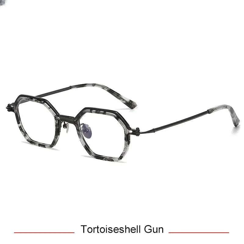 Unisex Full Rim Titanium Prescription Glasses 315871 — view 3 | Rx Spectacle