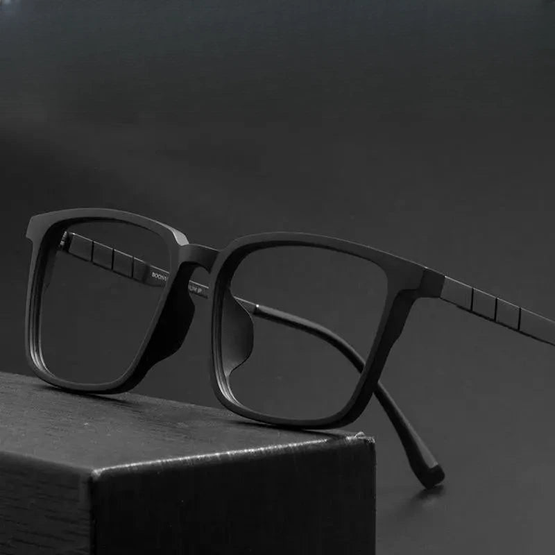 Unisex Square Full Rim Titanium Prescription Glasses 499007 — view 1 | Rx Spectacle
