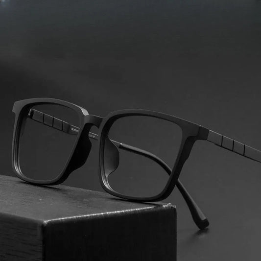 Unisex Square Full Rim Titanium Prescription Glasses 499007 — view 1 | Rx Spectacle