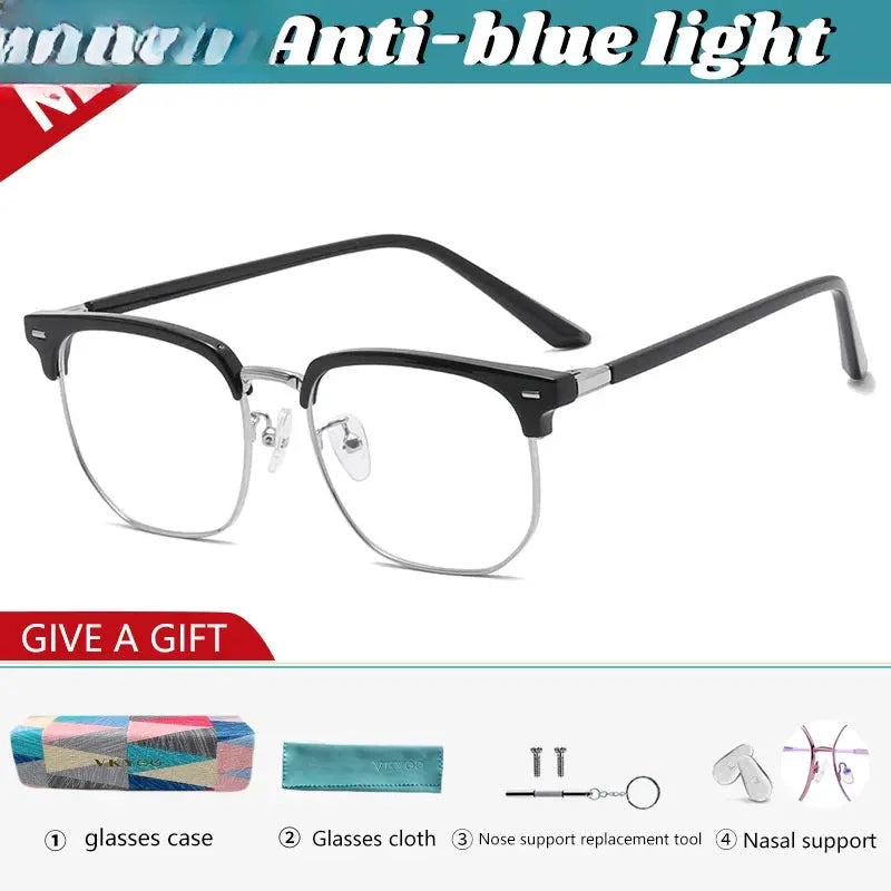 Unisex Square Full Rim TR90 Reading Glasses 49085 — view 7 | Rx Spectacle