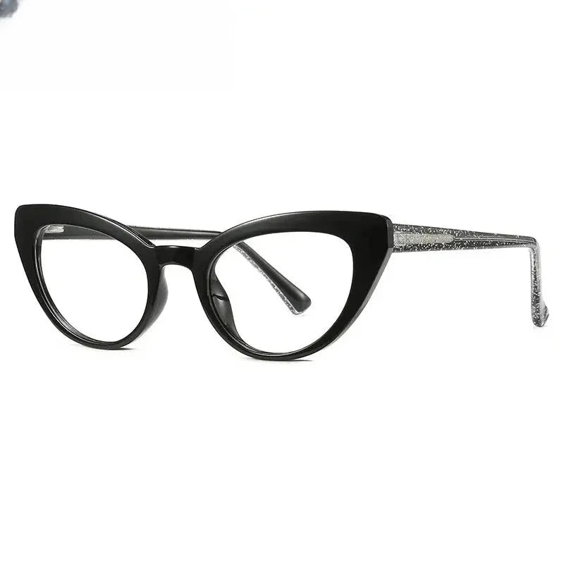 Women's Cat Eye Full Rim Acetate Prescription Glasses 882012 — view 4 | Rx Spectacle