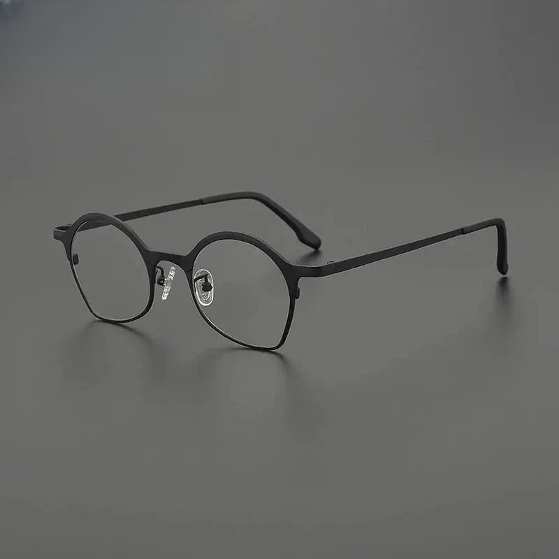 Women's Oval Full Rim Titanium Prescription Glasses G85847 — view 5 | Rx Spectacle