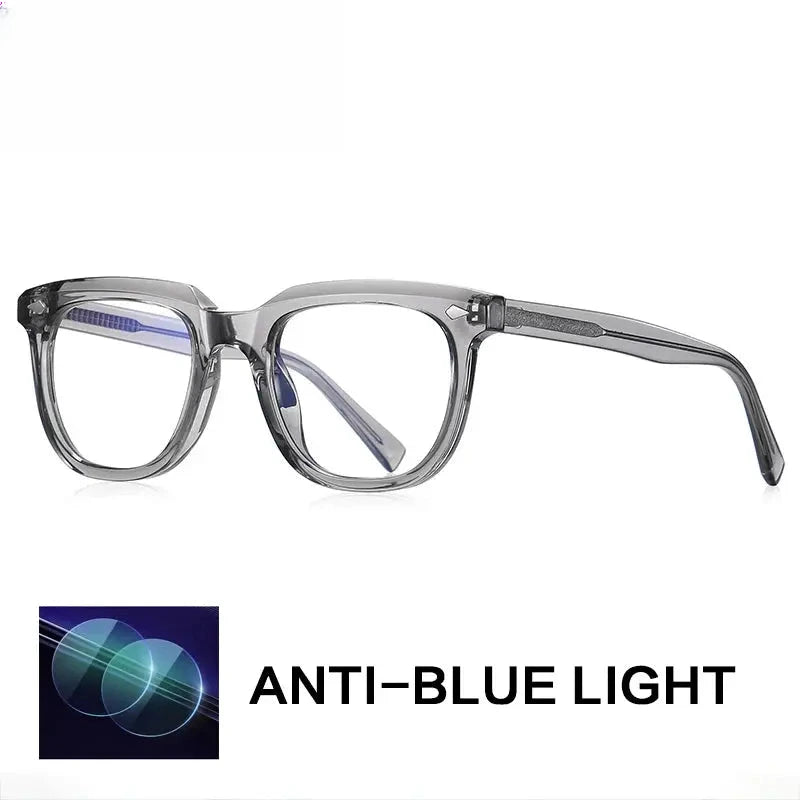 Unisex Square Full Rim Titanium Reading Glasses Gxyj2121 — view 3 | Rx Spectacle