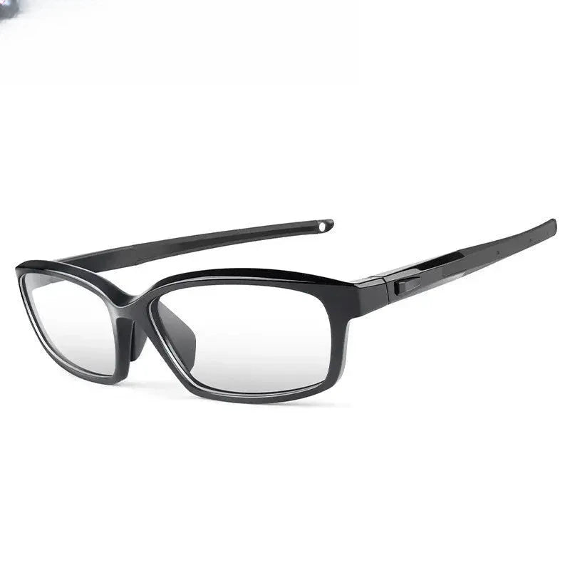 Men's Square Full Rim Titanium Prescription Glasses 611018 — view 6 | Rx Spectacle