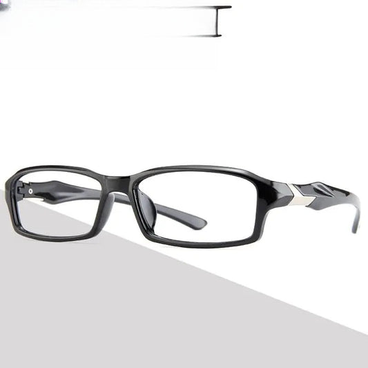 Men's Rectangular Full Rim TR90 Sports Glasses 6059 — view 1 | Rx Spectacle