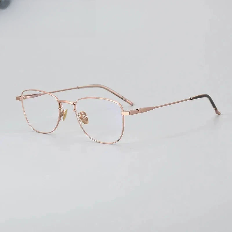 Unisex Polygon Full Rim Titanium Prescription Glasses 887465 — view 6 | Rx Spectacle