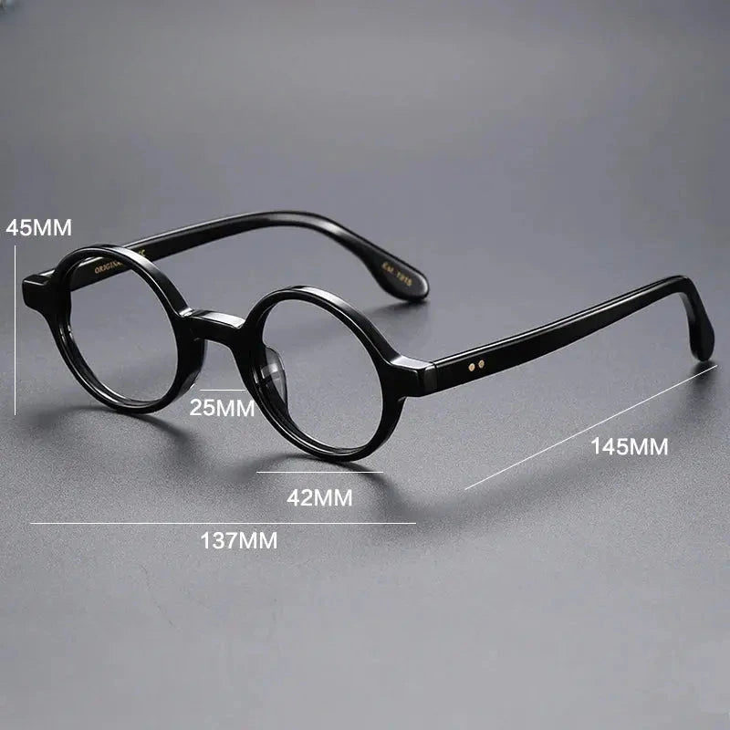 Women's Round Full Rim Acetate Reading Glasses G56002 — view 2 | Rx Spectacle