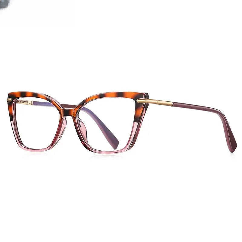 Women's Square Full Rim TR90 Reading Glasses 2112 — view 10 | Rx Spectacle