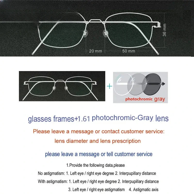 Unisex Oval Full Rim Stainless Steel Screwless Prescription Glasses 61425 — view 19 | Rx Spectacle