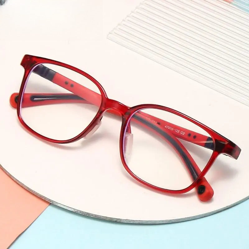 Unisex Square Full Rim Titanium Prescription Glasses Trd101 — view 1 | Rx Spectacle