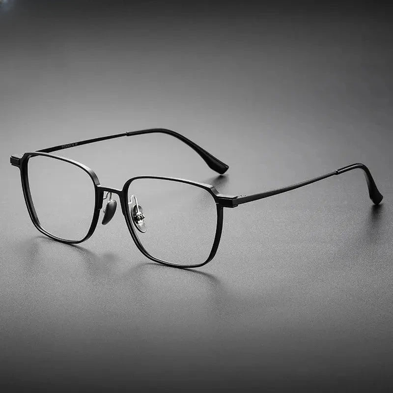 Unisex Square Full Rim Titanium Reading Glasses V20229 — view 9 | Rx Spectacle