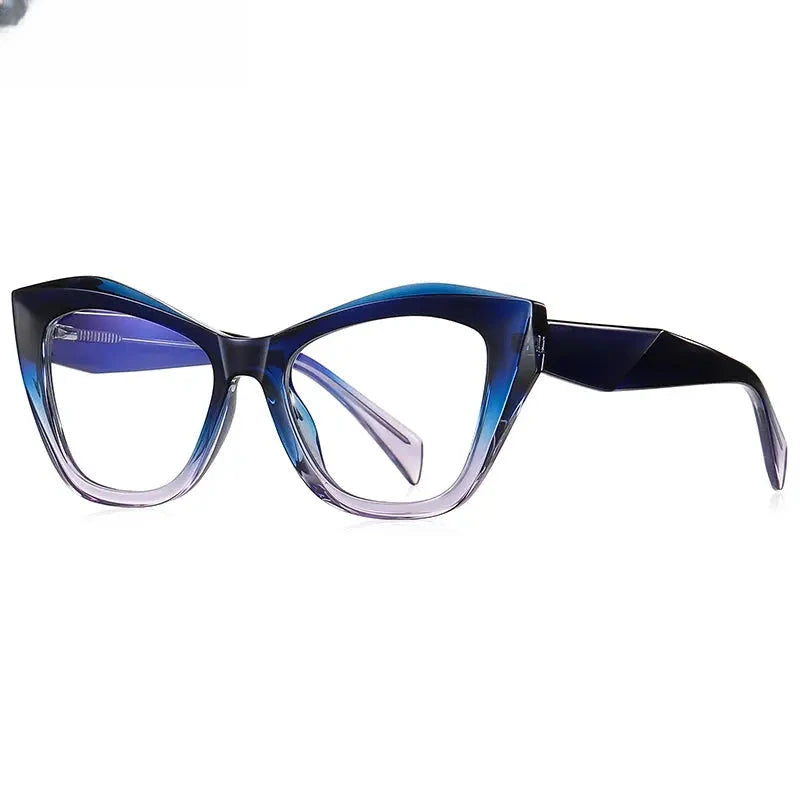 Women's Cat Eye Full Rim Acetate Reading Glasses 2197 — view 11 | Rx Spectacle