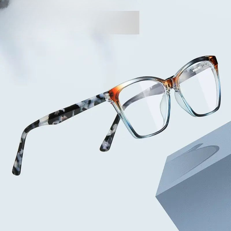 Women's Cat Eye Full Rim TR90 Prescription Glasses 8722 — view 1 | Rx Spectacle