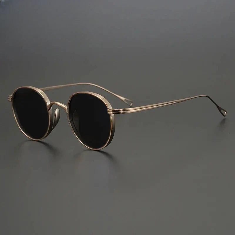 Unisex Oval Full Rim Titanium Prescription Glasses 131524 — view 25 | Rx Spectacle